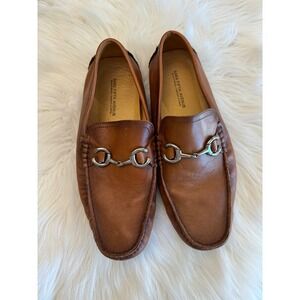 SAKS fifth Avenue leather loafers size 10m‎